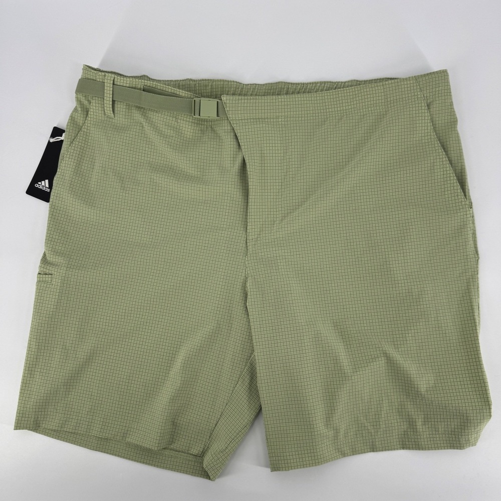 NEW Adidas Adicross Mens XL Magic Lime Green Stretch Golf Hiking Shorts H54070
